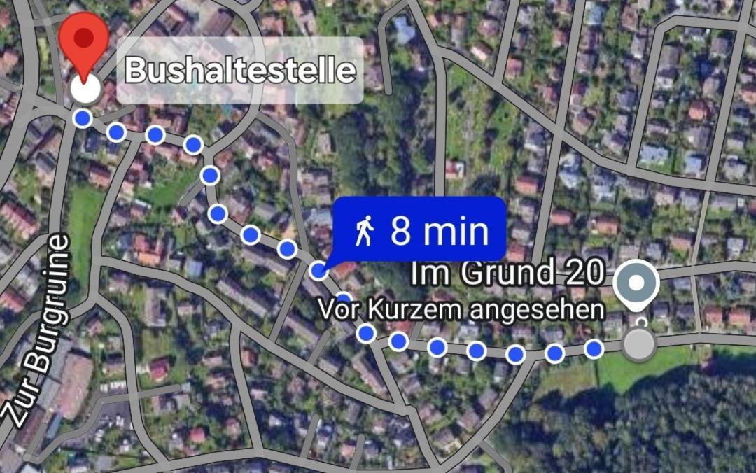 Marburg Apartment Pfiffige Luisa In Ruhiger Waldrandlage Mit Balkon Und Wintergarten Kültér fotó